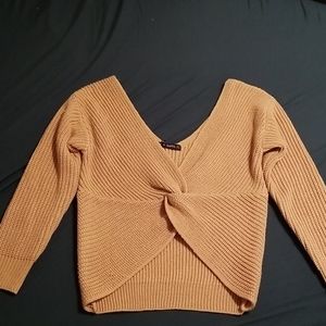 Tan sweater